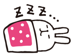 Marshmallow rabbit sticker #3198697