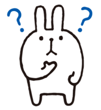 Marshmallow rabbit sticker #3198701