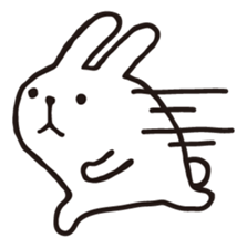 Marshmallow rabbit sticker #3198705