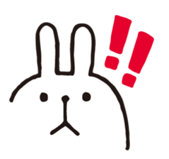 Marshmallow rabbit sticker #3198708