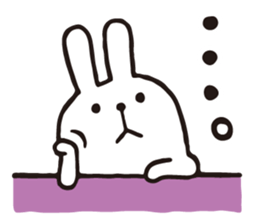 Marshmallow rabbit sticker #3198710