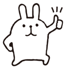 Marshmallow rabbit sticker #3198713
