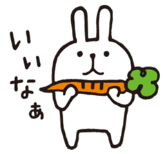 Marshmallow rabbit sticker #3198714
