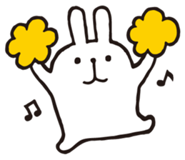 Marshmallow rabbit sticker #3198716