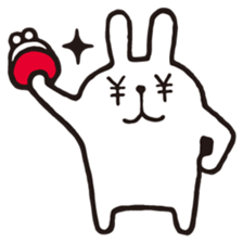 Marshmallow rabbit sticker #3198726