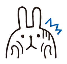 Marshmallow rabbit sticker #3198728