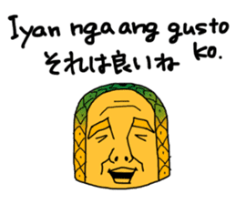 The interpretation Japanese and Tagalog sticker #3198752
