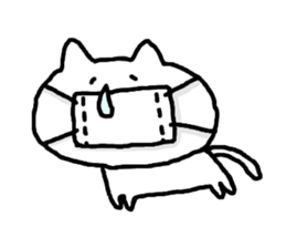 shiro neko_san. sticker #3199676
