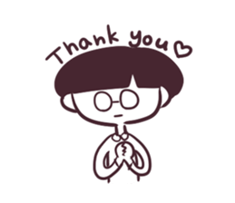 Girl of mushroom head. sticker #3199956