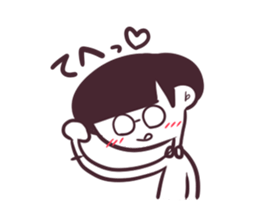 Girl of mushroom head. sticker #3199958