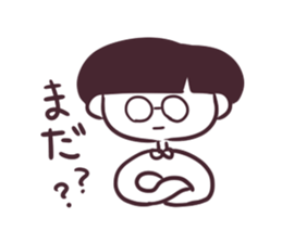 Girl of mushroom head. sticker #3199960