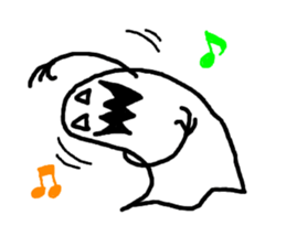 Ghost Sticker. sticker #3200006
