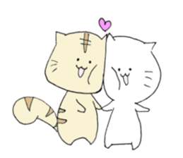 College student cat sticker #3200252