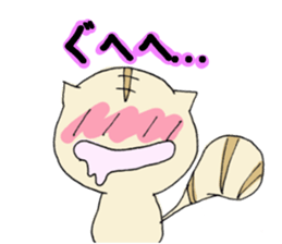 College student cat sticker #3200259