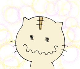 College student cat sticker #3200273