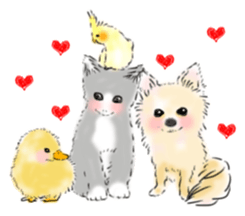 Peaceful Animals sticker #3201130