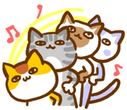 The cat languid basically sticker #3201595