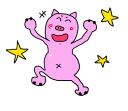 kawaii pigs and cute pigs 3. sticker #3201700