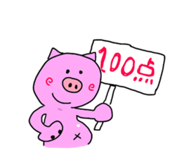 kawaii pigs and cute pigs 3. sticker #3201704