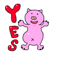 kawaii pigs and cute pigs 3. sticker #3201705
