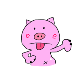 kawaii pigs and cute pigs 3. sticker #3201708