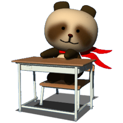 School in Tanu of a red scarf