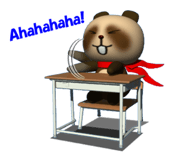 School in Tanu of a red scarf sticker #3201733