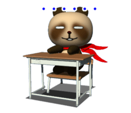 School in Tanu of a red scarf sticker #3201735