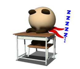 School in Tanu of a red scarf sticker #3201737