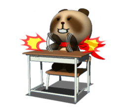 School in Tanu of a red scarf sticker #3201750