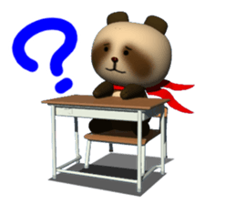 School in Tanu of a red scarf sticker #3201758