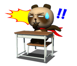 School in Tanu of a red scarf sticker #3201759