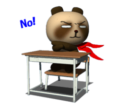 School in Tanu of a red scarf sticker #3201764