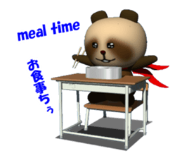 School in Tanu of a red scarf sticker #3201767