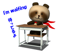 School in Tanu of a red scarf sticker #3201770