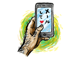 I'm just a man with strong feature. sticker #3201868