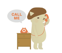 Cat of Mushroom sticker #3202651