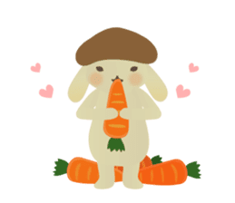 Cat of Mushroom sticker #3202655