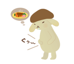 Cat of Mushroom sticker #3202656