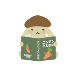 Cat of Mushroom sticker #3202657