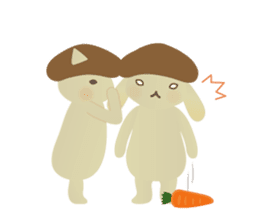 Cat of Mushroom sticker #3202664