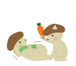 Cat of Mushroom sticker #3202665