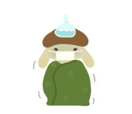 Cat of Mushroom sticker #3202671