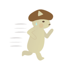 Cat of Mushroom sticker #3202676