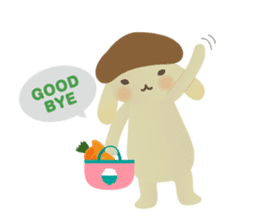 Cat of Mushroom sticker #3202682