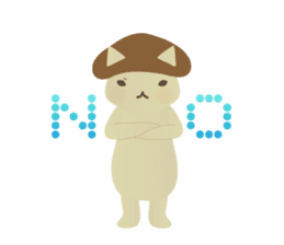 Cat of Mushroom sticker #3202686