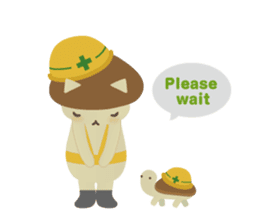 Cat of Mushroom sticker #3202690