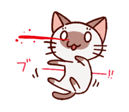 stamp of the Small Siamese cat sticker #3203008