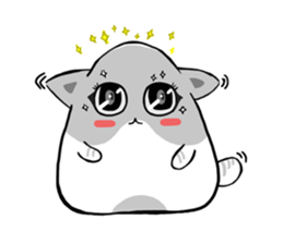 Cute cats Moya and Miyu sticker #3203658