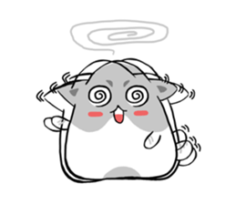 Cute cats Moya and Miyu sticker #3203663